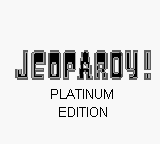 Jeopardy! - Platinum Edition (USA) Title Screen